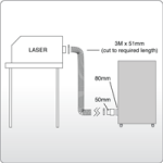 3m Engraving laser kit, Ø51mm Code: 120.285