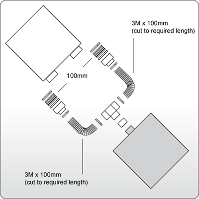 3m 2x Engraving laser kit, Ø150mm Code: 120.294